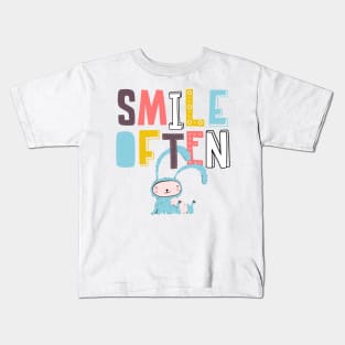 Smile often Kids T-Shirt